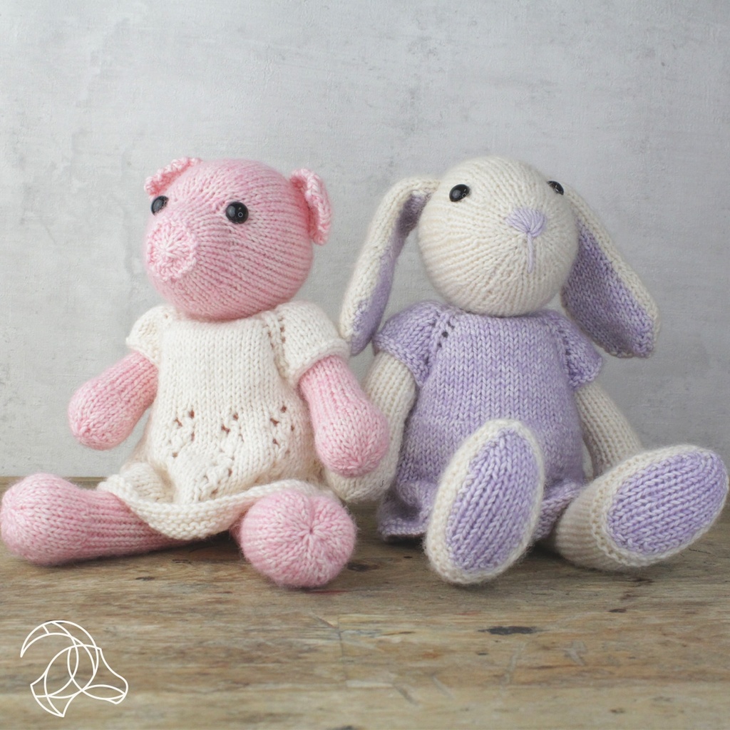 【Raucohouse】Club rabbit printed knit Haak Chloe Haas – Shop jouw kit! | Hardicraft
